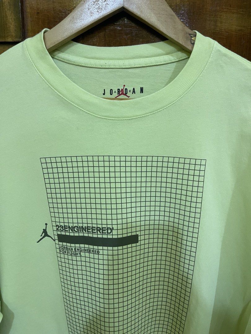 Jordan Shirt (Category: Tshirts & Polo Shirts ) located in Marikina City. Submitted by greatfindsmnlph (Listing ID 1470189894, Image 2). Description: Jor dan Shirt Price: 300 Size: XL Width: 25.5 Length: 30 Color: Apple Green Color Rate: 10/10 Condition: 10/10 almost new Very nice in actual.
