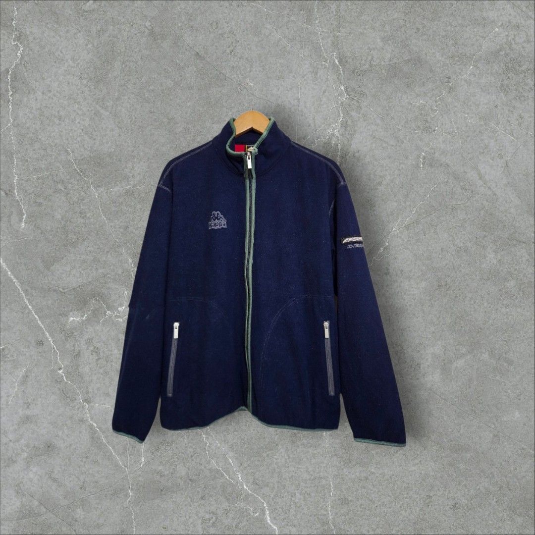 Kappa fleece jacket (Category: Coats, Jackets and Outerwear) located in Baguio. Submitted by fadexquisite (Listing ID 1470277201, Image 1). Description: Kappa fleece jacket Large 27x24 Excellent condition 600 plus ship fee.