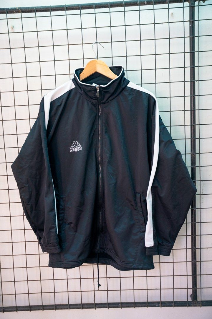 Kappa Track Jacket (Category: Coats, Jackets and Outerwear) located in Bulacan. Submitted by vckssn (Listing ID 1470247963, Image 1). Description: dimensions: 26 width 27 length best fit large to xl complete tags no issue color rate: 9.5/10.