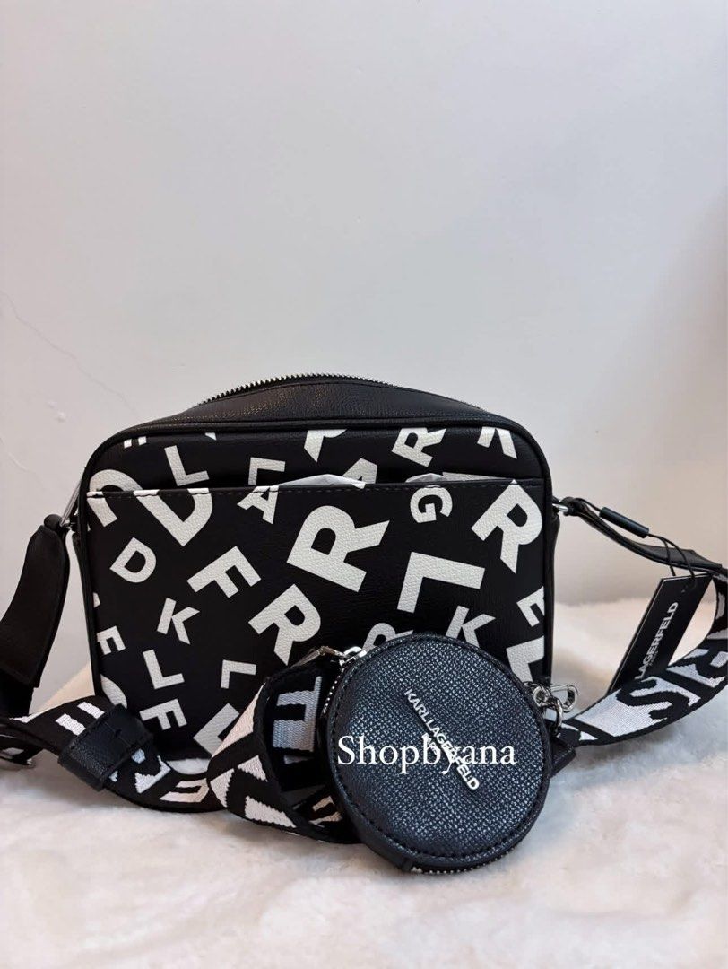 Karl Lagerfeld camera bag (Category: Cross-body Bags) located in Quezon City. Submitted by shopbyana2013 (Listing ID 1470349013, Image 2). Description: .
