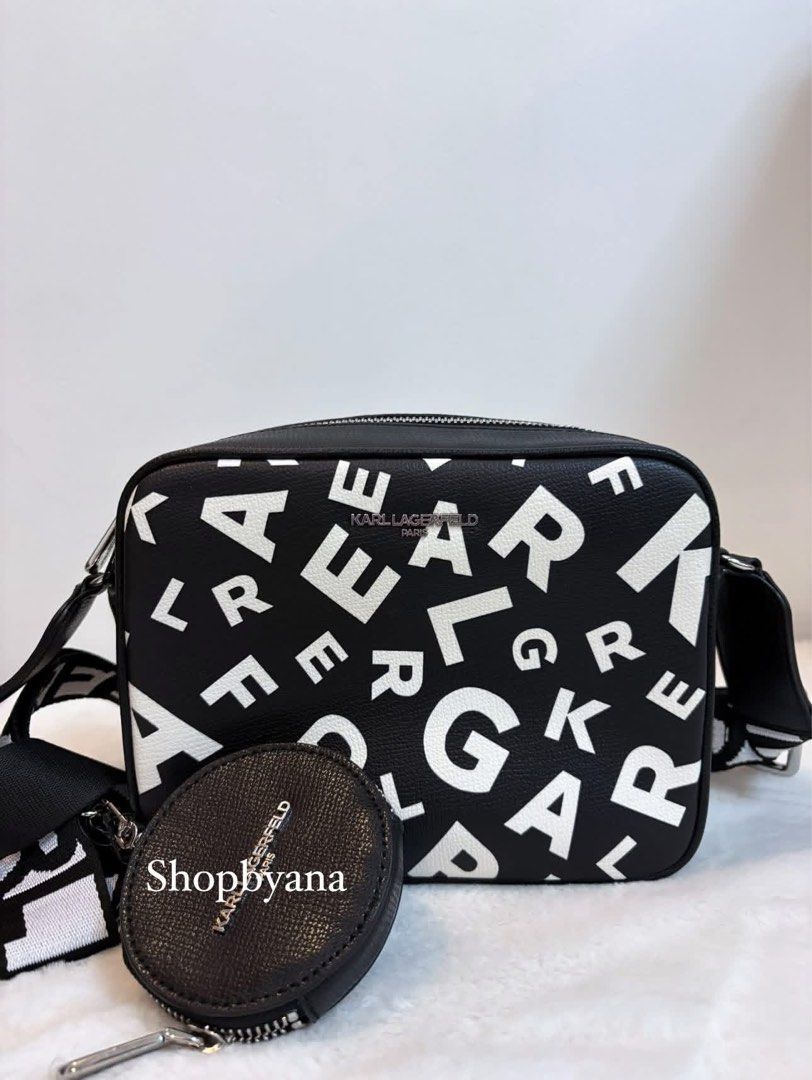 Karl Lagerfeld camera bag (Category: Cross-body Bags) located in Quezon City. Submitted by shopbyana2013 (Listing ID 1470349013, Image 1). Description: .