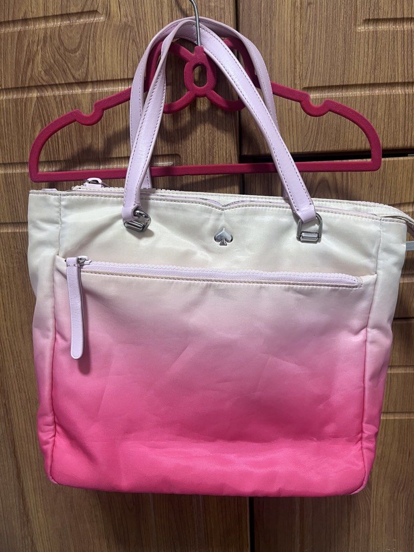 Kate Spade Bag (Authentic) (Category: Luxury Bags & Wallets) located in San Jose del Monte. Submitted by donnabuysells (Listing ID 1470288889, Image 1). Description: -personal preloved bag (decluttering) ~used twice only -with slight discoloration as shown in pictures (matagal nakatago) -good condition 9/10 -bought in 🇺🇸.