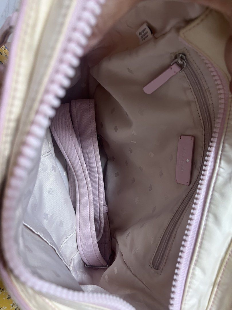 Kate Spade Bag (Authentic) (Category: Luxury Bags & Wallets) located in San Jose del Monte. Submitted by donnabuysells (Listing ID 1470288889, Image 3). Description: -personal preloved bag (decluttering) ~used twice only -with slight discoloration as shown in pictures (matagal nakatago) -good condition 9/10 -bought in 🇺🇸.