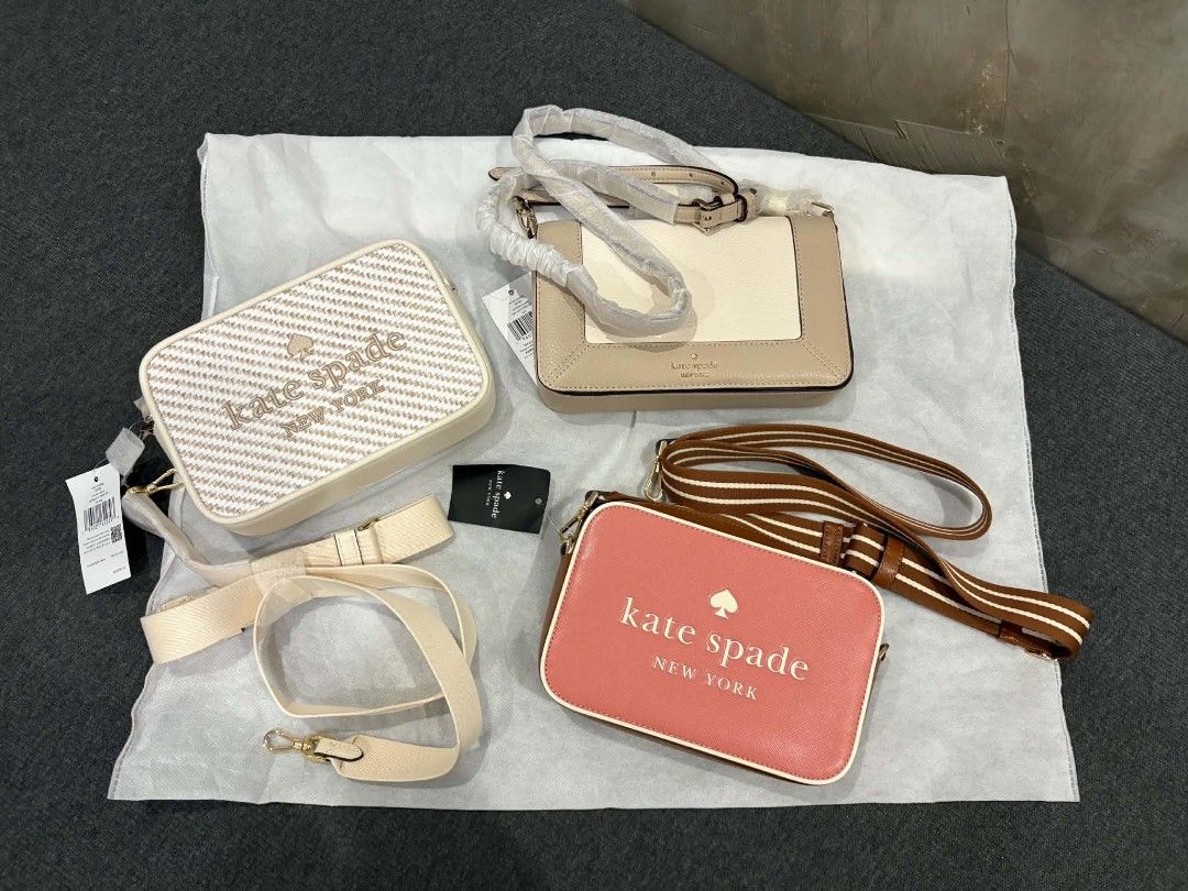 Kate Spade Crossbody bags (Category: Cross-body Bags) located in Manila. Submitted by estelpaola25 (Listing ID 1470143816, Image 1). Description: ‎📣 SALE 📣 SALE 📣 SALE ‼️‼️ ‎ BRAND NEW ‎K♠️ bags 💯💯💯❤️❤️❤️ ‎ ‎✨ From p5800 to 4800 each!!! 😍 ‎ ‎✅ 100% authentic, sourced directly from Canada 🇨🇦 ‎ ‎📬📬 send DM for inquiries 📬📬.