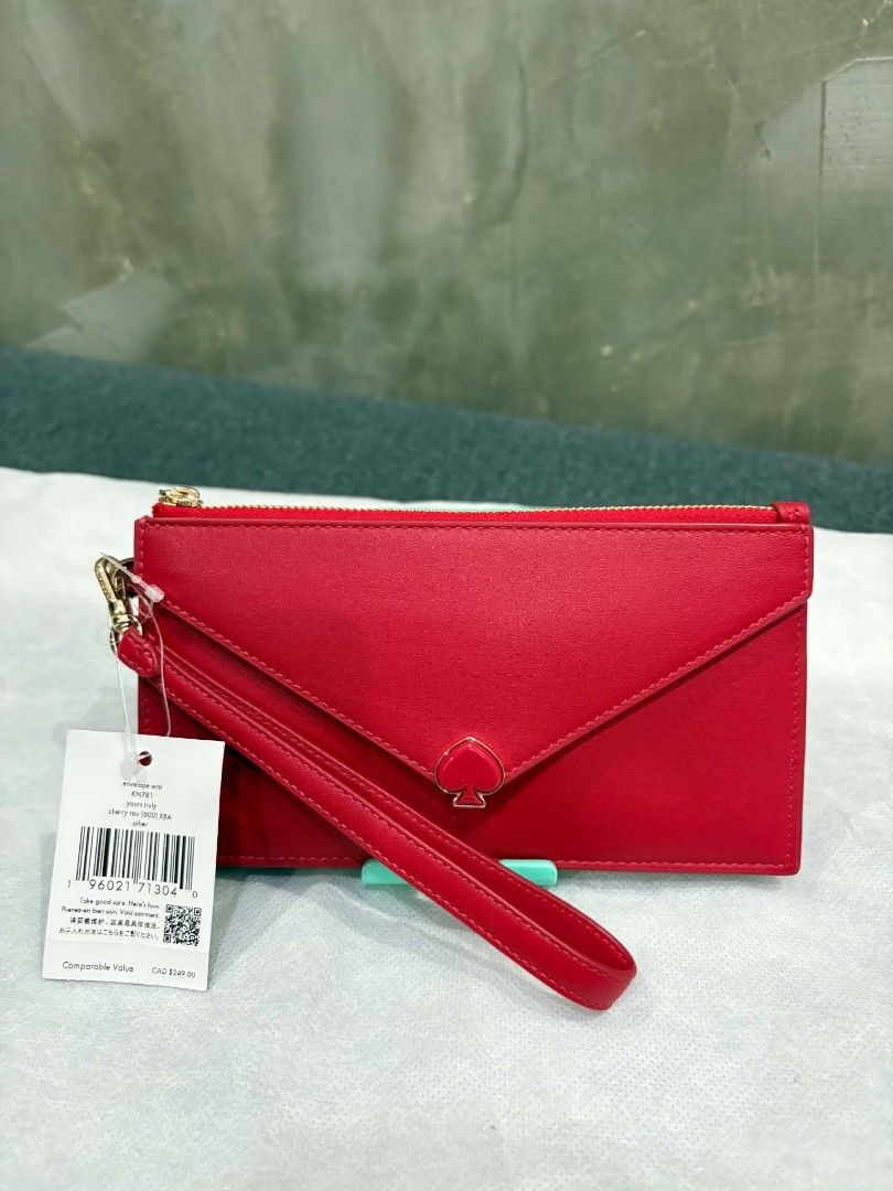 Kate Spade Yours Truly Envelope Wristlet (Category: Wallets & Card holders) located in Manila. Submitted by estelpaola25 (Listing ID 1470147312, Image 2). Description: ‎📣 SALE 📣 SALE 📣 SALE ‼️‼️ ‎ ‎K♠️ Wristlets 💯💯💯❤️❤️❤️ ‎ ‎✨ from p4050 to 3500 only!!! 😍 ‎ ‎✅ 100% authentic, sourced directly from Canada 🇨🇦 ‎ ‎📬📬 send DM for inquiries 📬📬 ‎.