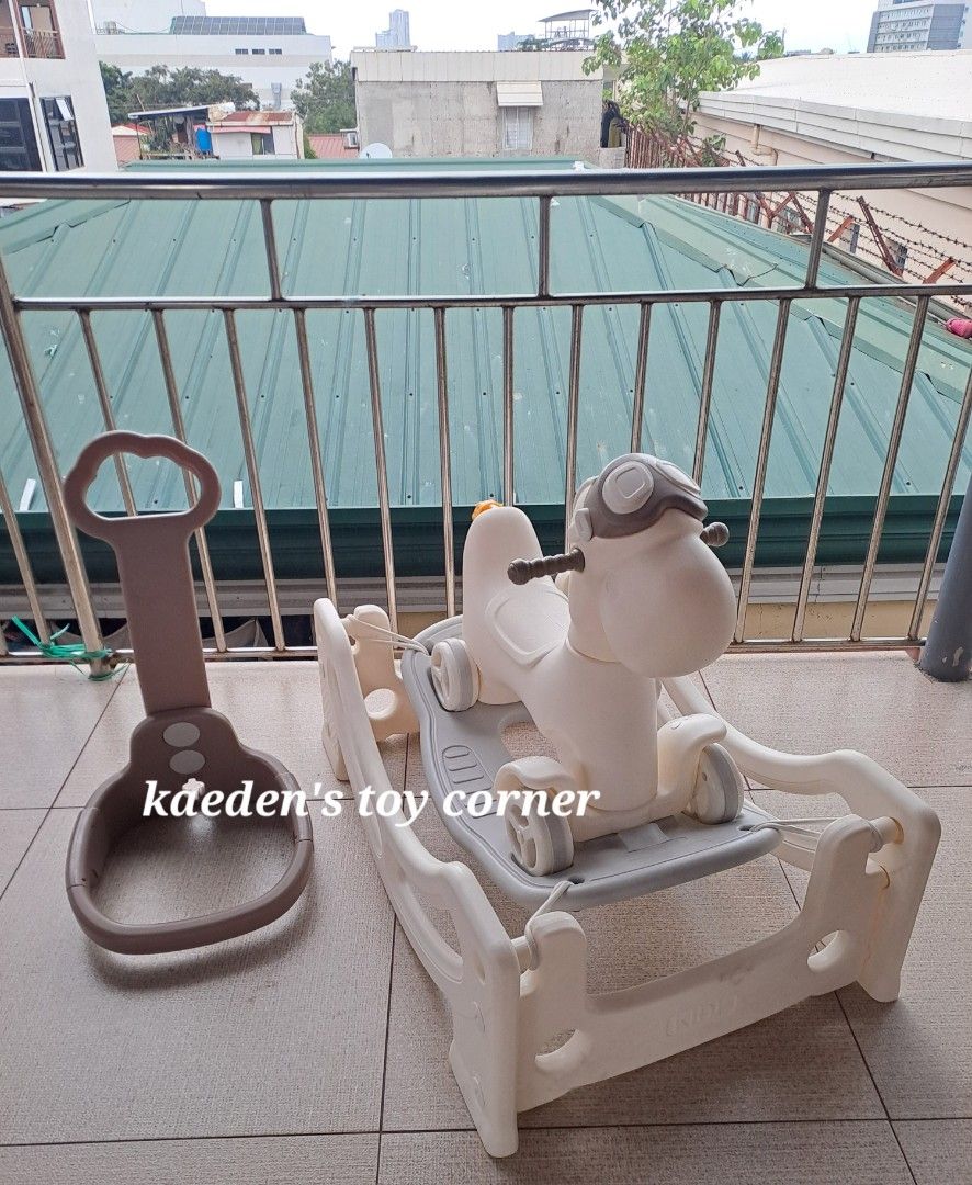 Kidl 4n1 Spring Car (Category: Kids Toys) located in Cebu City. Submitted by kaedenscebu (Listing ID 1470314817, Image 2). Description: Kidl 4n1 Spring / Rocking horse ▪︎Age suitable : 1yr up ▪︎Multi functional toy for toddler ▪︎Convert into Up & down bouncing ▪︎Can be used as rocking horse ▪︎Push Car / ride on toy ▪︎Detachable curved base ▪︎Indoor & outdoor play ▪︎Standing balance for older kids ▪︎Made in korea ▪︎Easy to assemble ▪︎Made of Eco f