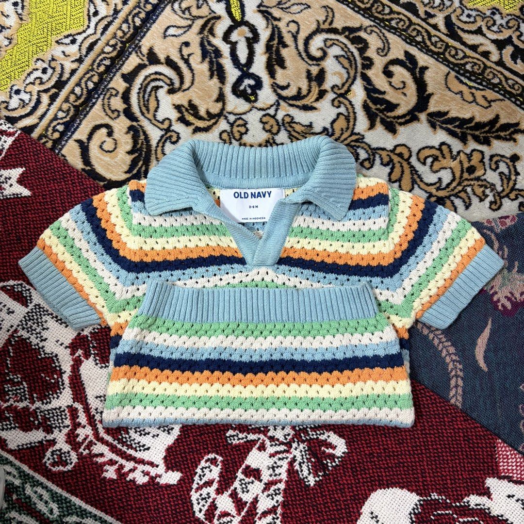 KIDSWEAR: Old Navy polo (Category: Babies & Kids Fashion) located in Manila. Submitted by c2ginpapi (Listing ID 1470244867, Image 3). Description: KIDSWEAR: Old Navy polo size: 3-6 M dimensions: 9” x 11.5” price: ₱250.