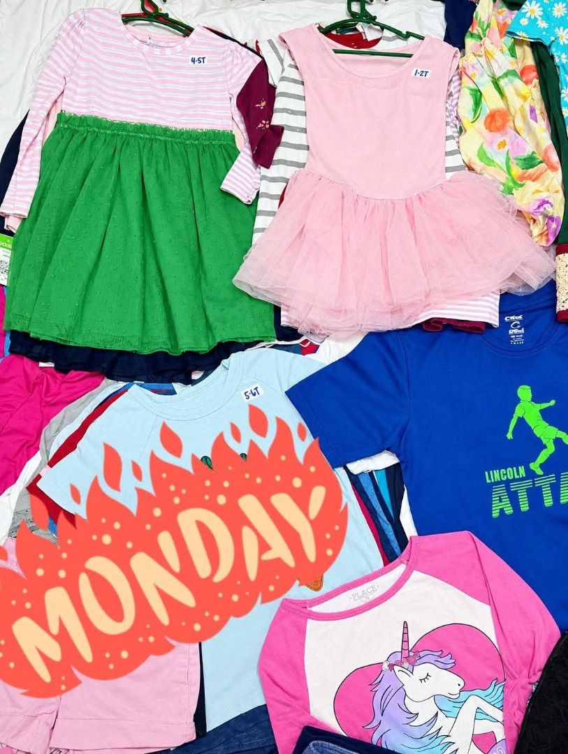 KIDSWEAR TAKE ALL 150 PCS (Category: Babies & Kids Fashion) located in Caloocan City. Submitted by fabshoppe_08 (Listing ID 1470346660, Image 2). Description: 🌼 TAKE ALL KIDSWEAR 150 PCS 🌼 💸 1800 ONLY 💸 💸 1800 ONLY 💸 📍 NORTH CALOOCAN ✅ S H O P E E & T I K T O K C.O ( SF ONLY ) ✅ PICK UP OR LALAMOVE ✅ OPEN FOR V.C 💥💥 MODES OF PAYMENT 💥💥 👇👇👇 📍 GCASH || MARIBANK || BDO ❌❌ PASS SA BARAT ❌❌.