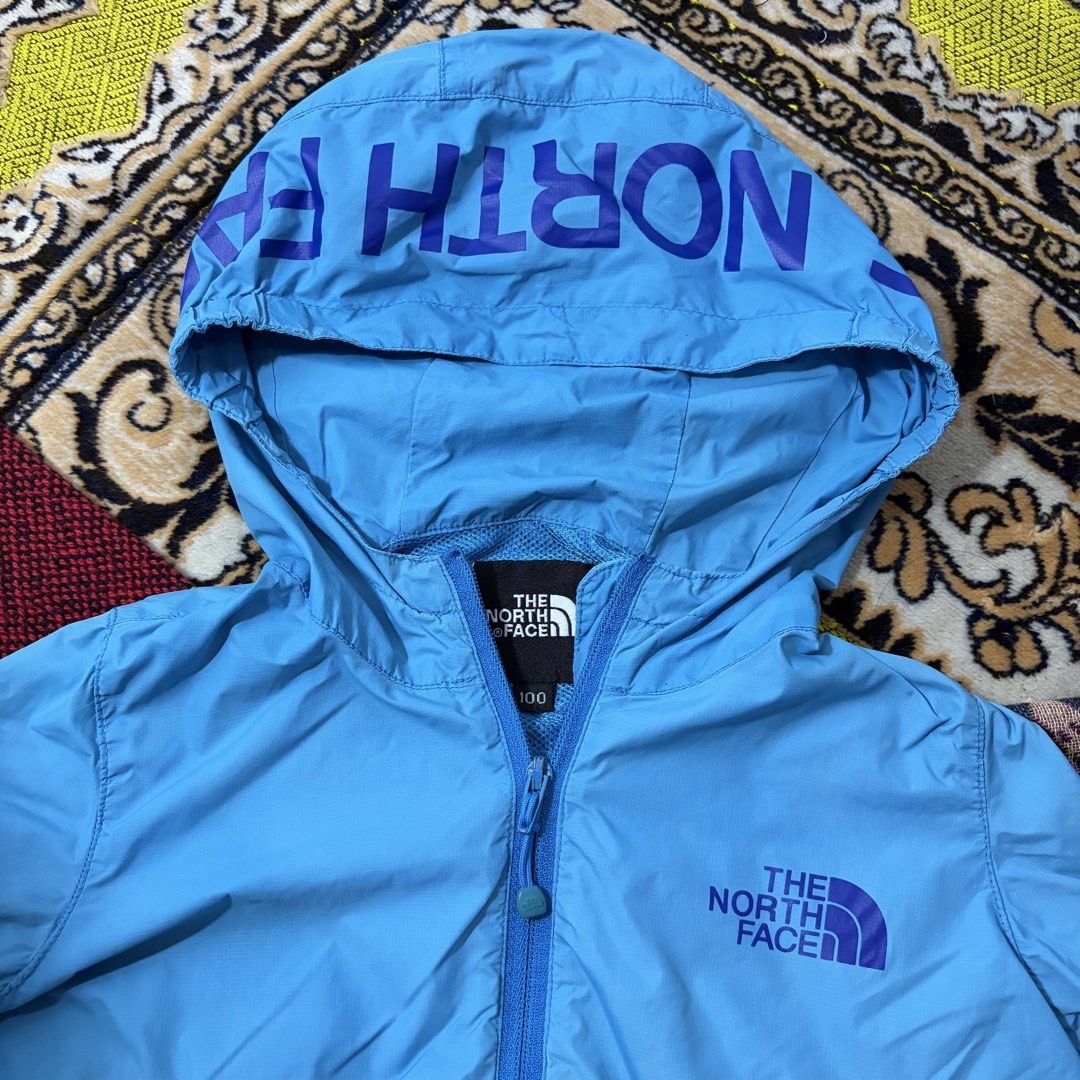KIDSWEAR: The North Face blue windbreaker (Category: Babies & Kids Fashion) located in Manila. Submitted by c2ginpapi (Listing ID 1470253283, Image 2). Description: KIDSWEAR: The North Face blue windbreaker size: 100 dimensions: 13” x 12.5” price: ₱1,000.