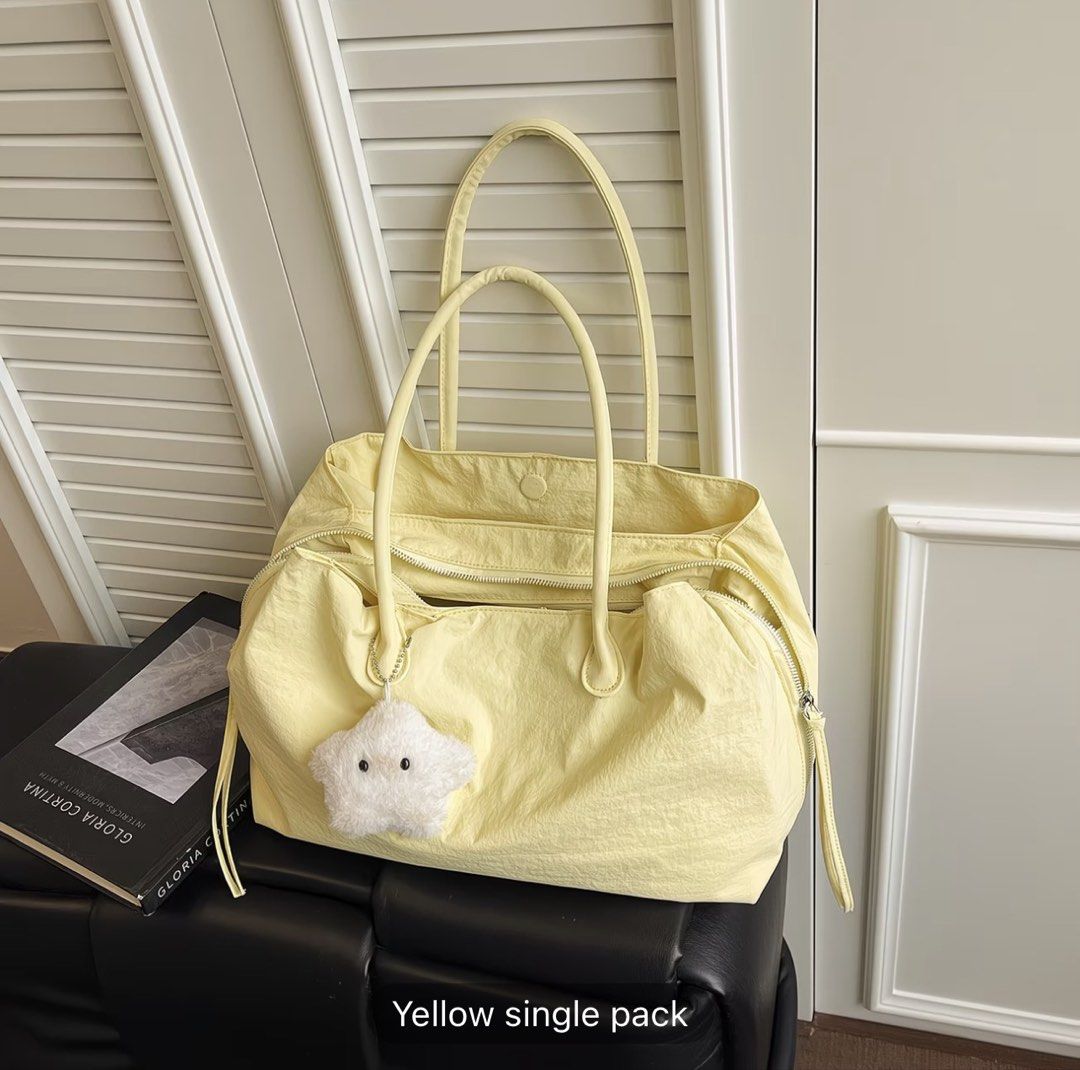 PRE ORDER ! Korean Style Large Capacity Tote Bag (Category: Tote Bags) located in Manila. Submitted by eunicemarzan (Listing ID 1470161370, Image 3). Description: PRE ORDER! ETA: Nov-First Week Dec Korean Large Capacity Nylon Tote Bag Stylish Everyday School/Work Bag Fits Laptop, Tumbler, Other Essentials Perfect Christmas Gift!.