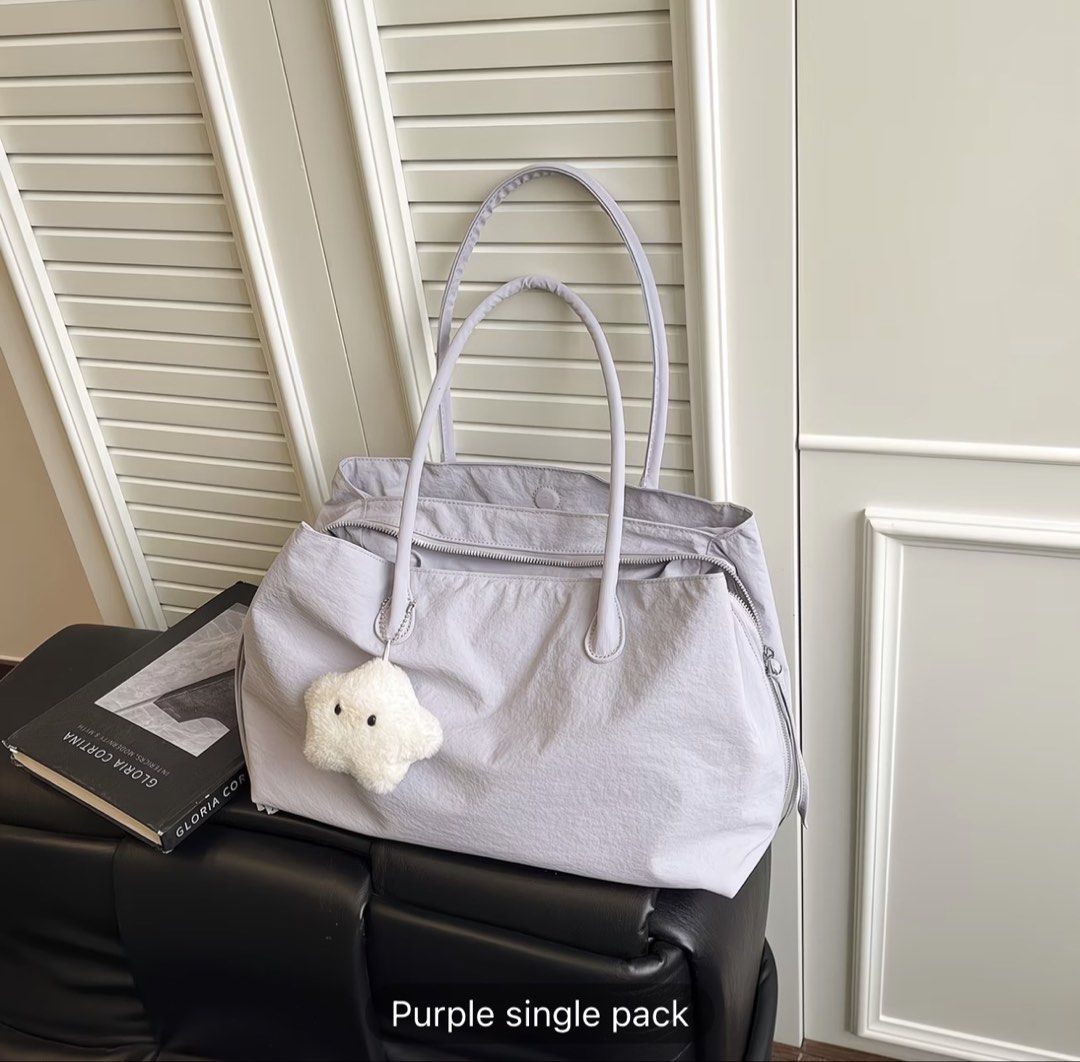 PRE ORDER ! Korean Style Large Capacity Tote Bag (Category: Tote Bags) located in Manila. Submitted by eunicemarzan (Listing ID 1470161370, Image 2). Description: PRE ORDER! ETA: Nov-First Week Dec Korean Large Capacity Nylon Tote Bag Stylish Everyday School/Work Bag Fits Laptop, Tumbler, Other Essentials Perfect Christmas Gift!.