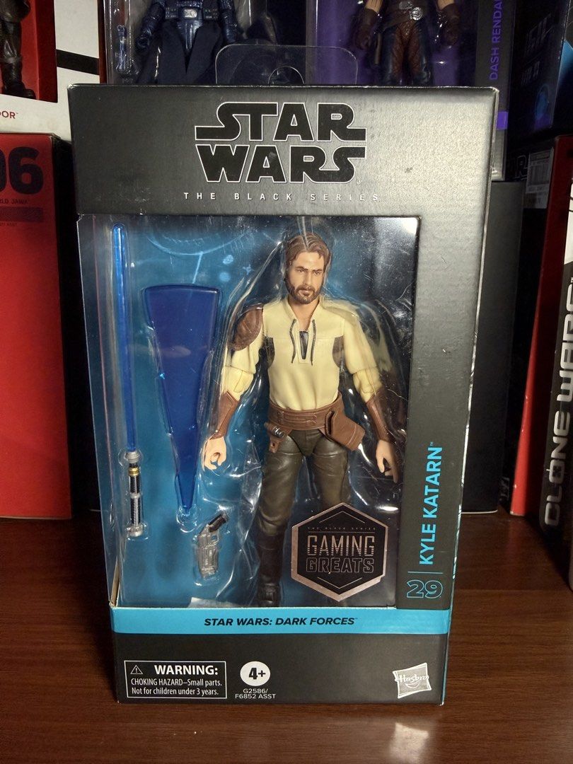Kyle Katarn Black Series (Category: Action & Battle Toys) located in Angono. Submitted by brydeville (Listing ID 1470155569, Image 1). Description: ‼️ Star Wars Black Series‼️ Kyle Katarn (Bib) -1400 First to pay gets the item. 24hrs reservation. MOP: Bank xfer or Maya/Gcash. MOD: Grab/Lala or LBC. Or other courier of your choice, you’re the one that will book. Item Location 📍Binangonan Rizal Thank you! 🫶.