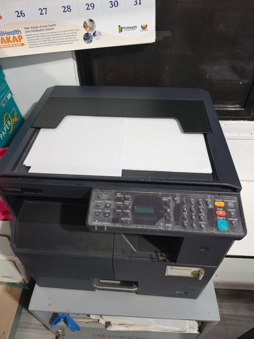 Kyocera heavy duty printer (Category: Printers, Scanners & Copiers) located in Quezon City. Submitted by vonnrivera2594 (Listing ID 1470290168, Image 2). Description: 🖨️ FOR SALE: KYOCERA TASKalfa 2020 PHOTOCOPIER / PRINTER 💰 Price: ₱12,000 — Negotiable 📌 Product Details: - Brand: Kyocera - Model: TASKalfa 2020 - Type: Multifunction Photocopier / Printer - Suitable for office, school, and business use ⚠️ Condition: - Printing output has lines.
