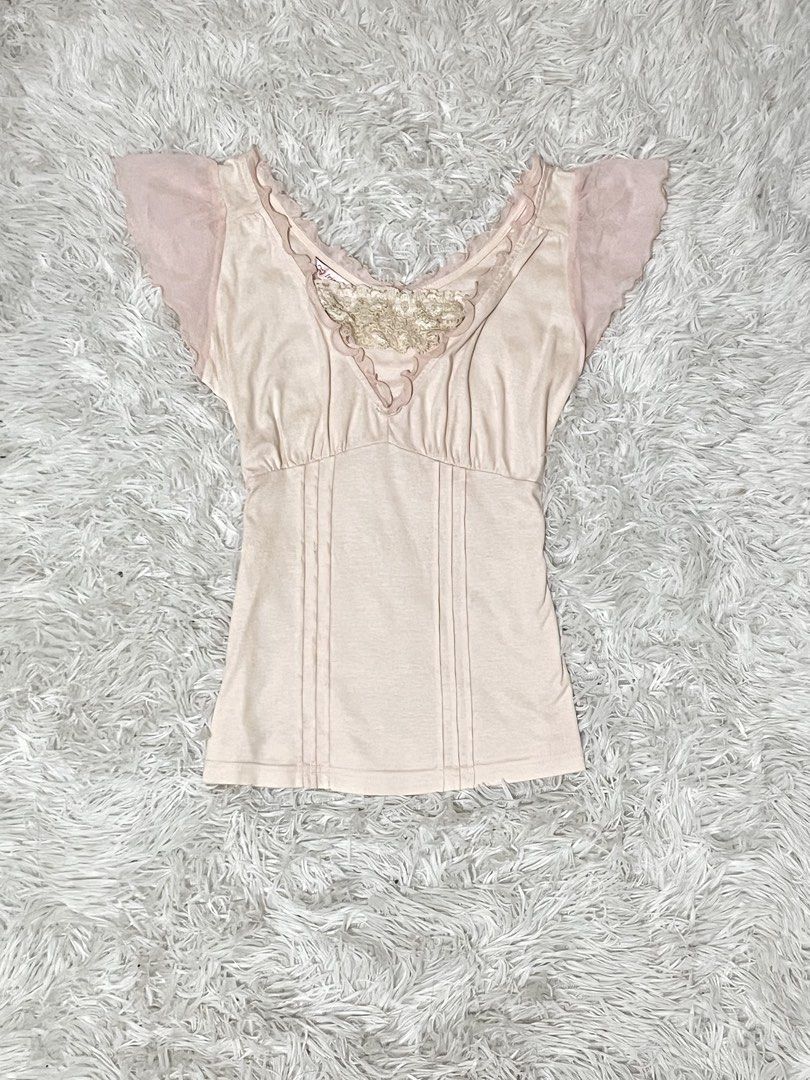 Lace Babydoll (Category: Blouses) located in Bacolod City. Submitted by minwonluvr (Listing ID 1470278703, Image 1). Description: -no issues, super cutesyy -fits S-M #y2k #vintage.
