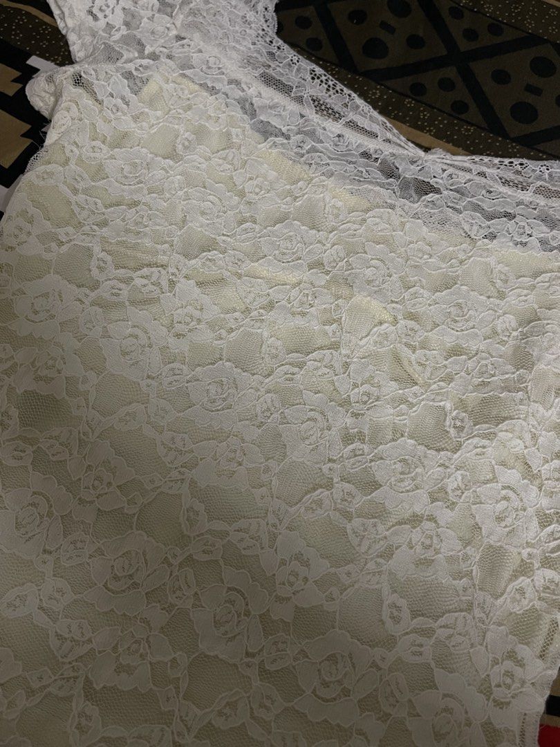 lace top (Category: Others Tops) located in Manila. Submitted by themusecloset (Listing ID 1470252774, Image 3). Description: 🤍🎀 WHITE LACE COQUETTE TOP FOR SALE! 🎀🤍 💸 PRICE: ₱250 ONLY! 📏 SIZE: SMALL (S) 🕊️ Delicate floral lace details 🎀 Cute ribbon tie at the neckline 🤍 Feminine, classy & coquette aesthetic 🌷 Perfect for soft girl OOTDs and date outfits! 🛍️ Available now at Muse Closet 💌 DM to mine! First mine, first served. ♡ #MuseC