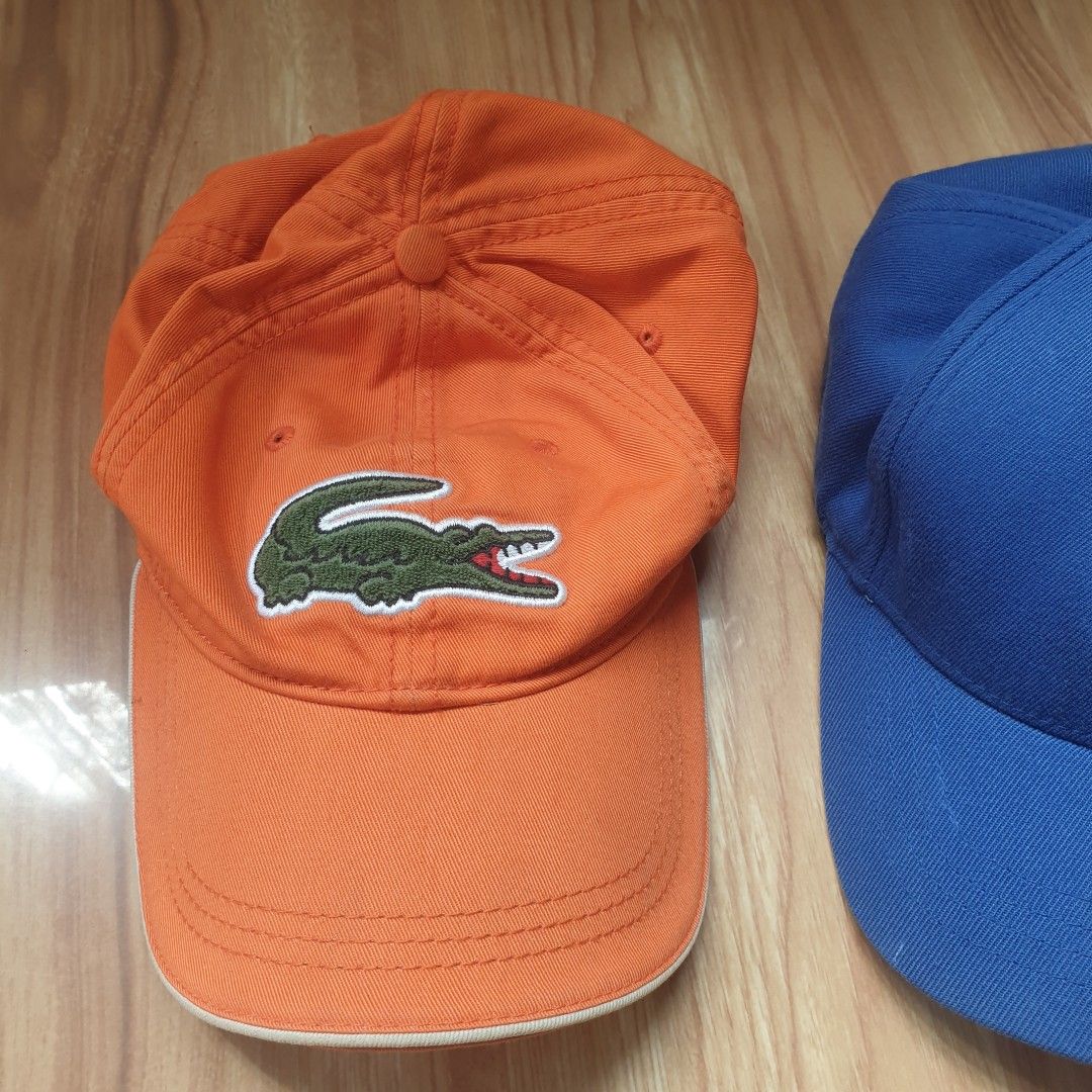 Lacoste authentic caps (Category: Caps & Hats) located in Paranaque City. Submitted by nvdluxurygoods (Listing ID 1470168674, Image 3). Description: Mine: maroon, mine blue, mine orange. Fast reply pm lang.