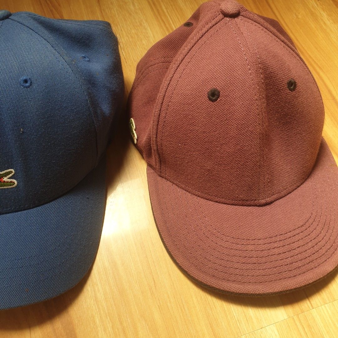 Lacoste authentic caps (Category: Caps & Hats) located in Paranaque City. Submitted by nvdluxurygoods (Listing ID 1470168674, Image 2). Description: Mine: maroon, mine blue, mine orange. Fast reply pm lang.