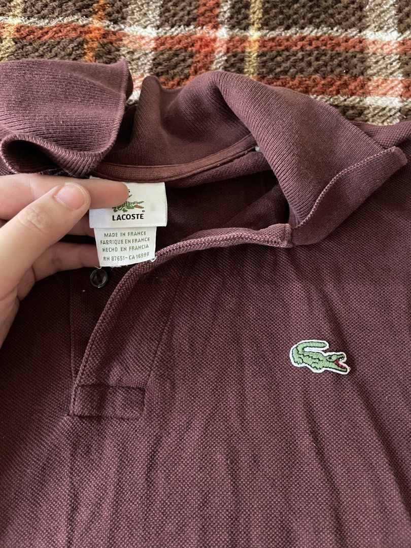 LACOSTE BROWN POLO SHIRT ORIG (Category: Tshirts & Polo Shirts ) located in Manila. Submitted by m0tzzar.ella (Listing ID 1470313428, Image 2). Description: .