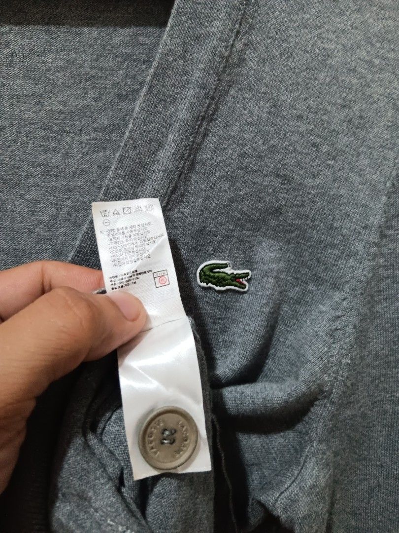 LACOSTE CARDIGAN (Category: Coats, Jackets and Outerwear) located in Dauis. Submitted by udenglegaspi (Listing ID 1470189525, Image 2). Description: .