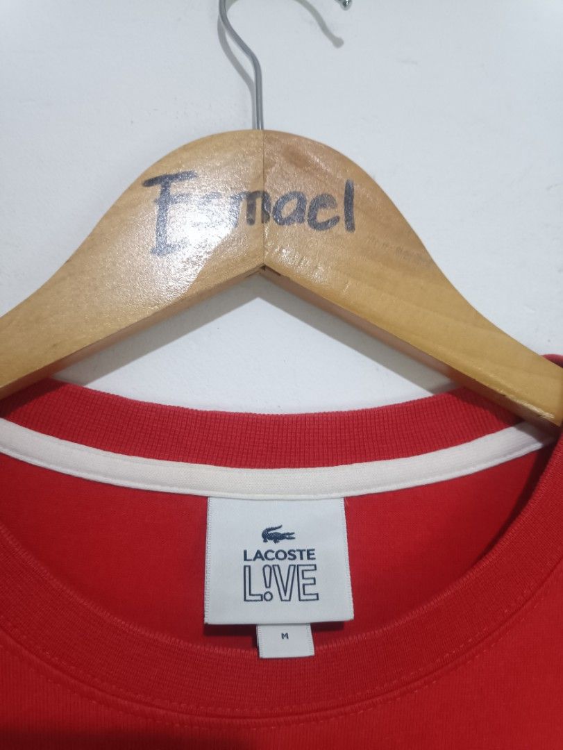 LACOSTE LIVE OVER SIZE TEE (Category: Tshirts & Polo Shirts ) located in Calbayog City. Submitted by tetoysthrift89 (Listing ID 1470299666, Image 2). Description: LACOSTE LIVE OVER SIZE TEE EXCELLENT DIMES 23X28 XL FITTING CR 9.8/10 ISSUE MINIMAL LANG SEE LAST PIC.