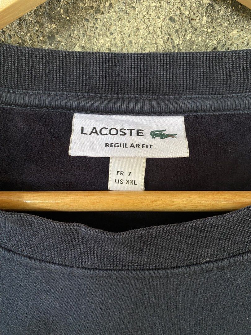 Lacoste Long sleeves sweater (Category: Coats, Jackets and Outerwear) located in Villaverde. Submitted by theluxurythrift.ph (Listing ID 1470195390, Image 3). Description: Wts Lacoste Size 2xl on Tag W 23 Inch L 27 Inch Excellent Condition Color Rate: 9/10 or Better Material used: Velvet 1499 + Sf.