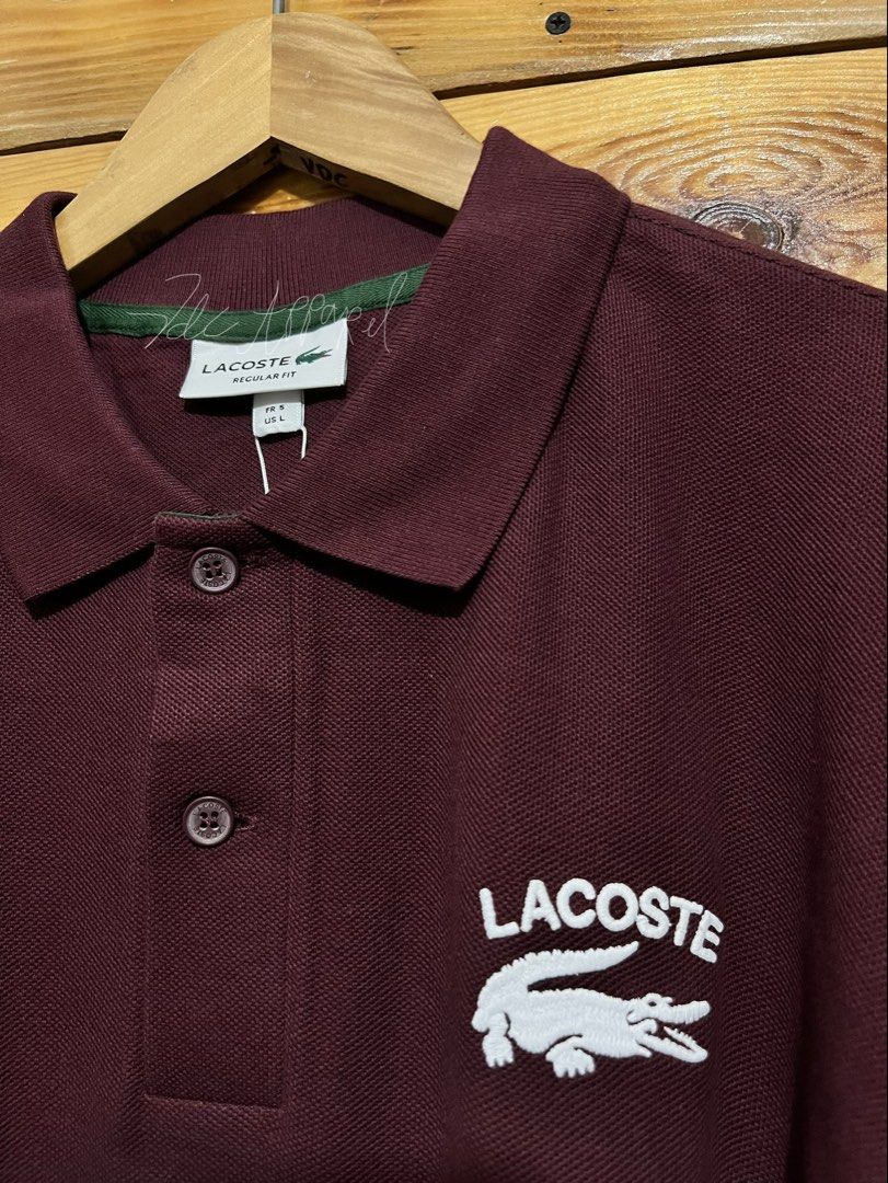 Lacoste Mens Polo Embroided Logo maroon (Category: Tshirts & Polo Shirts ) located in Imus. Submitted by vdc.apparel (Listing ID 1470198185, Image 2). Description: Message your size to check availability Limited only .