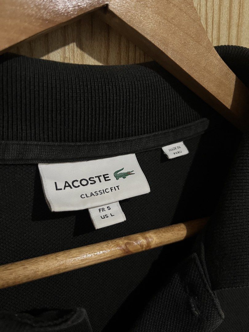 LACOSTE POLO SHIRT (Category: Tshirts & Polo Shirts ) located in Bacolod City. Submitted by jem111111 (Listing ID 1470228043, Image 3). Description: EXCELLENT CONDITION SIZE 5 ON TAG BEST FIT LARGE TO SEMI XL DIMES 22x29 NO ISSUE COMPLETE TAGS.