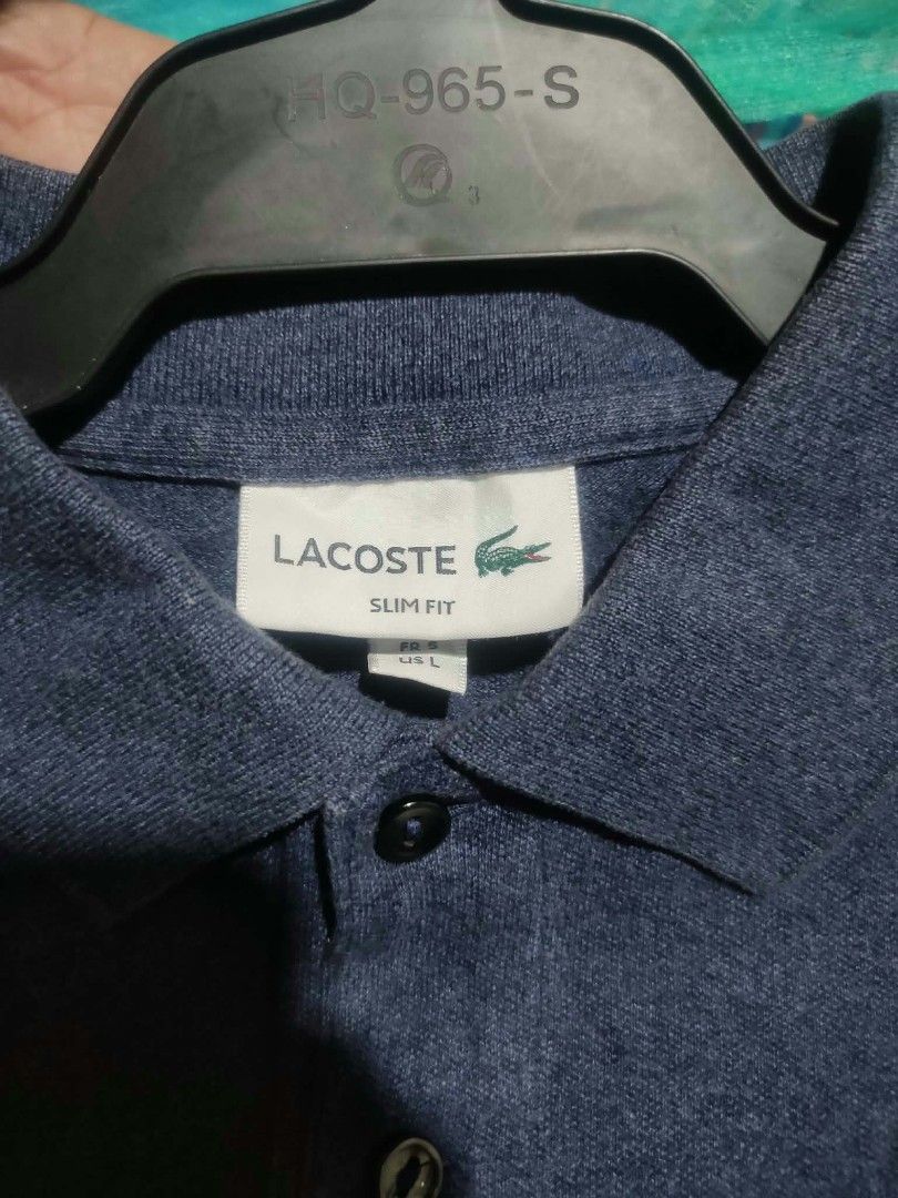 Lacoste polo shirt (Category: Tshirts & Polo Shirts ) located in Vinzons. Submitted by kspabico07187 (Listing ID 1470285668, Image 3). Description: Excellent condition No issue L-26.5 W-20.