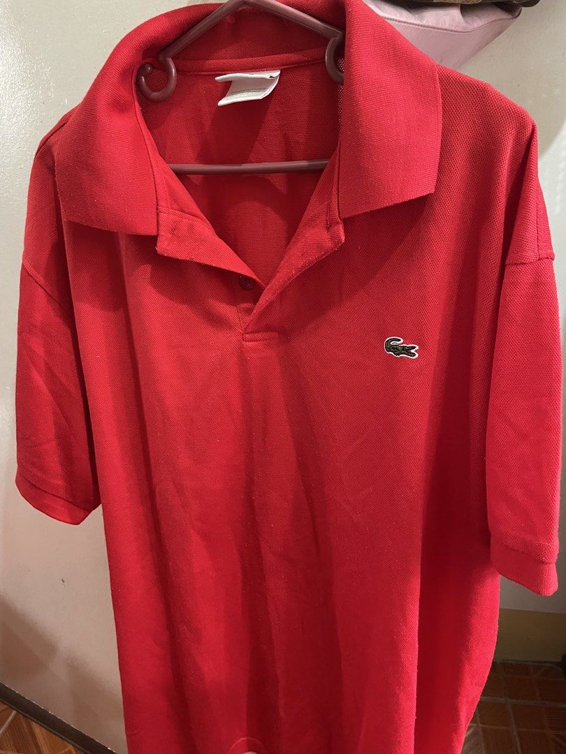 LACOSTE RED POLO SHIRT (Category: Tshirts & Polo Shirts ) located in Antipolo. Submitted by m0tzzar.ella (Listing ID 1470314401, Image 2). Description: .