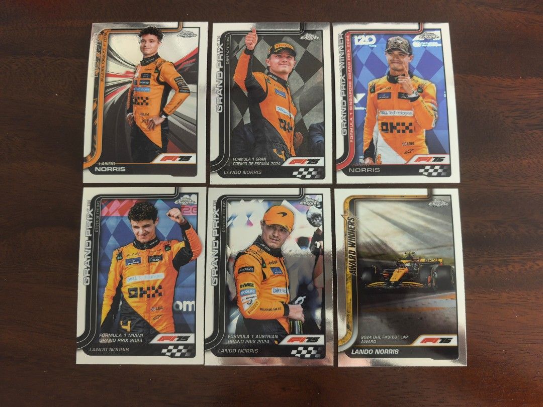 [WTS] Lando Norris Base Cards - F1 Topps Chrome 2025, Toys ...