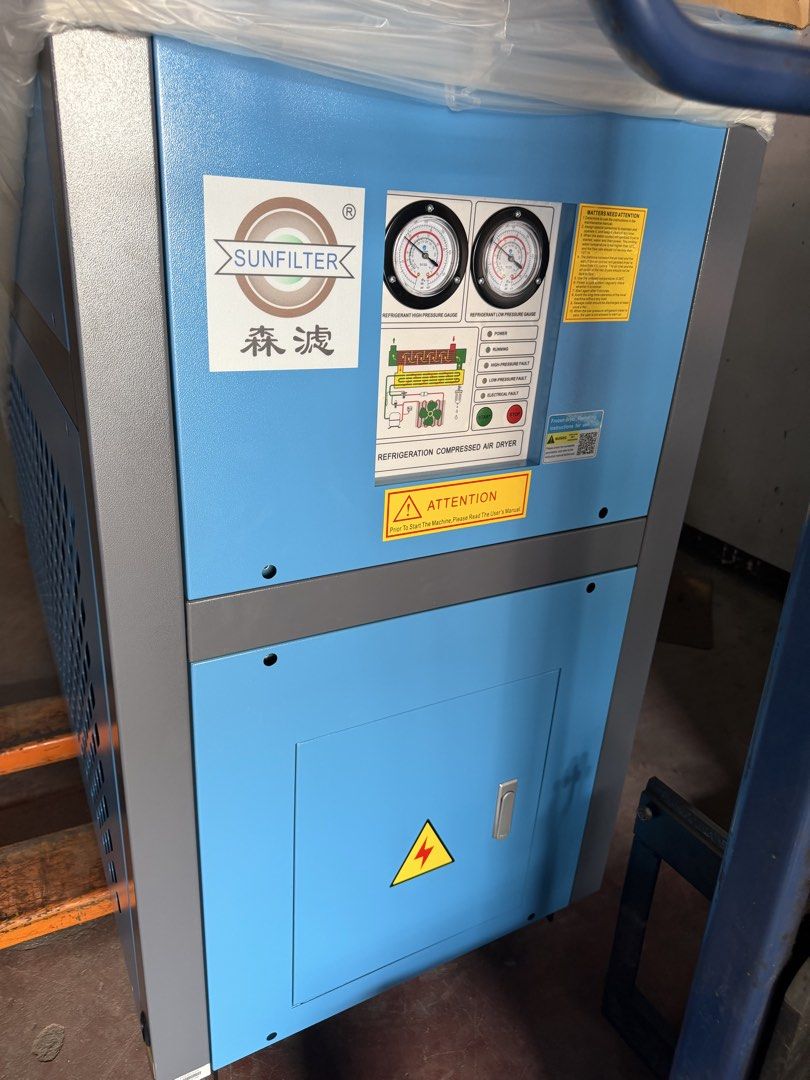 Large Air adryer for Compressed Air (Category: Industrial Equipment) located in Manila. Submitted by santiago0721 (Listing ID 1470203471, Image 3). Description: Stock Available Heavy Duty Air Dryer Capacity: 17 m3/min Power: 220V 3 Ph 60 Hz Pressure due point: 2-10’C .
