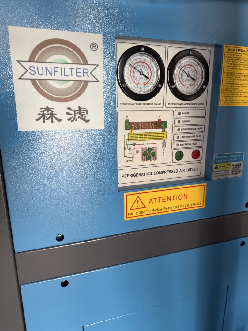 Large Air adryer for Compressed Air (Category: Industrial Equipment) located in Manila. Submitted by santiago0721 (Listing ID 1470203471, Image 2). Description: Stock Available Heavy Duty Air Dryer Capacity: 17 m3/min Power: 220V 3 Ph 60 Hz Pressure due point: 2-10’C .