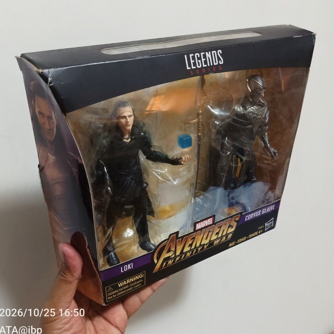 (Last One) Hasbro ML Infinity War LOKI & CORVUS GLAIVE 6" Scale Action Figures (Category: Action & Battle Toys) located in Paranaque City. Submitted by AirplanesTrainsAutomobilesATBP (Listing ID 1470243018, Image 3). Description: Want to see more of my listings? Just click my username above.☝️ Kindly read the item description to avoid any misunderstanding... DESCRIPTION: > ITEM: 2018 Hasbro Marvel Legends Series Avengers: Infinity War LOKI and CO