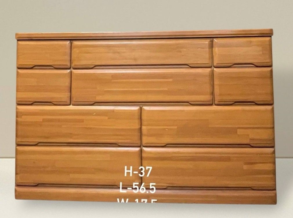 Lateral Drawer Dresser Sideboard (Category: Shelves, Cabinets & Racks) located in Quezon City. Submitted by dannikkishoppe2 (Listing ID 1470248643, Image 1). Description: Lateral Drawer Dresser Sideboard‼️₱11000‼️ ✔️ Spacious multiple drawers for organized storage ✔️ Sturdy wooden construction ✔️ Beautiful natural wood finish ✔️ Perfect for bedrooms, living rooms, or office use 📏 Size: H37 L56.5 W17.5 inches Please manage your expectations as th