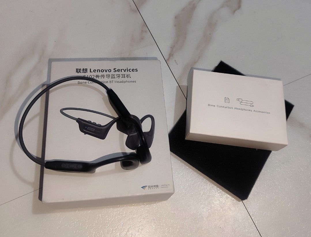 Lenovo Bone Conduction S102 (Wireless Earphones) (Category: Earphones) located in Taguig. Submitted by twayyy (Listing ID 1470264476, Image 1). Description: Item Details: Model: Lenovo Bone Conduction S102 Condition: Slightly used, good as new! Recently bought just this year (2026). Inclusions: Complete with original Box and Charger 📦🔌 Reason for Selling (RFS): Upgraded to a new version, so I no longer need this extra pair. Transaction Details: