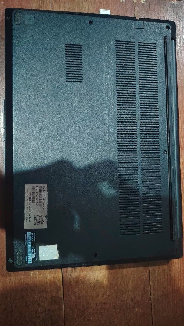 ThinkPad E14 Gen 5 (Category: Laptops & Notebooks) located in Caloocan City. Submitted by nicolayse.dog (Listing ID 1470269165, Image 2). Description: Lenovo ThinkPad E14 Gen5. Minor scratches, maalikabok, pero mint condition. Specifications: CPU: 13th Gen Core i5-1335U x12 GPU: Integrated Graphics (pero may thunderbolt so pwede kayo maglagay ng external graphics.) RAM: 16GB DDR4 3600Mhz sodimm. Expandable up to 48gb. Storage: 1 Terabyte Operatin