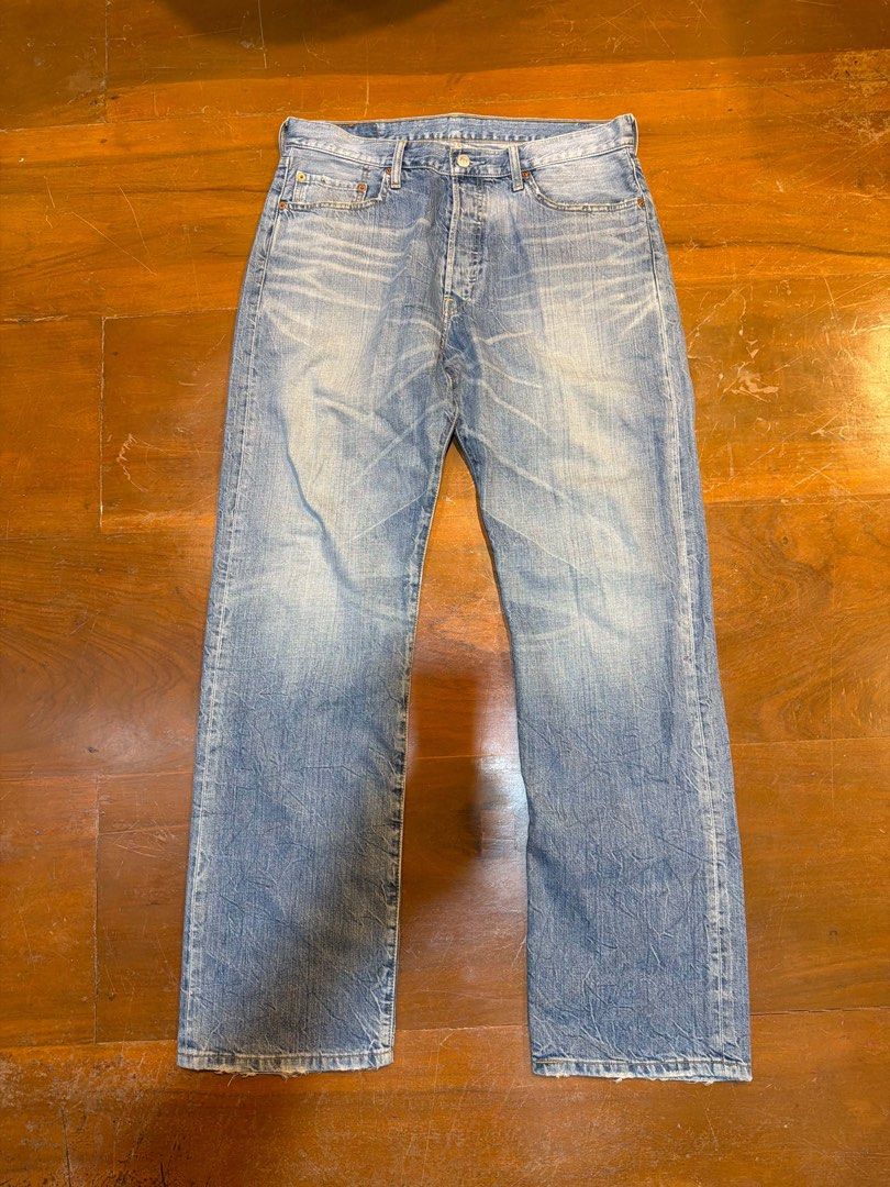 Levis 501 Jeans (Category: Jeans) located in Zamboanga. Submitted by itsyagurll (Listing ID 1470279206, Image 1). Description: Measurements Waist: 34 inches Length: 46 Rise: 11.5 Leg hole: 9.