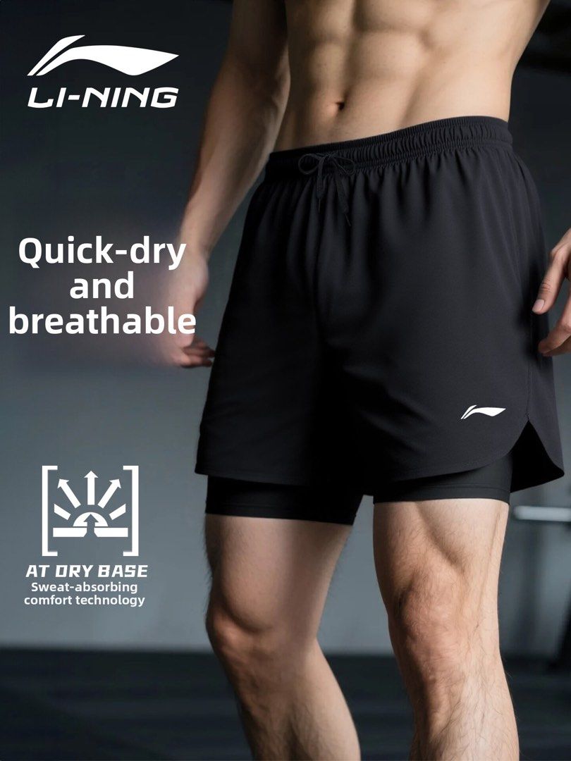 Li-Ning Quick-Dry and Breathable Shorts (Category: Shorts) located in Kalibo. Submitted by bryaninosa20819 (Listing ID 1470153850, Image 1). Description: Li-Ning Quick-Dry and Breathable Shorts Dimes : 32-38x13 Excellent Condition Like New Color Rate 10 📩📩📩📩 Nature Thrift.