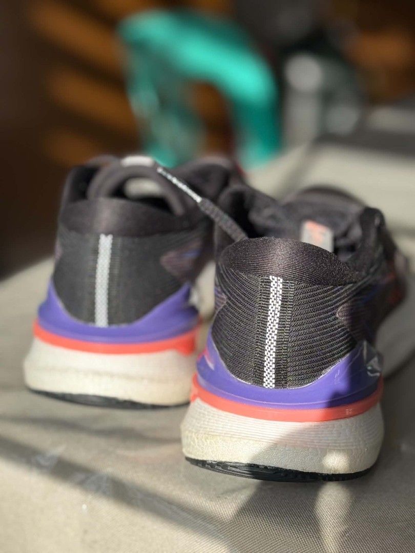 Li-Ning Running/Training Shoes (Category: Sneakers) located in Las Pinas. Submitted by my4ww (Listing ID 1470335446, Image 3). Description: - Brand: Li-ning Running Shoes - Colorway: Black with vibrant purple and orange gradient accents - Closure: Traditional lace-up - Condition: Good as new / Excellent quality RARELY USE NEGOTIABLE, drop offers - Mode of Payment: GCash, Maribank, or COD via Lalamove - Shipping: Ships nationwide via J&T Express (
