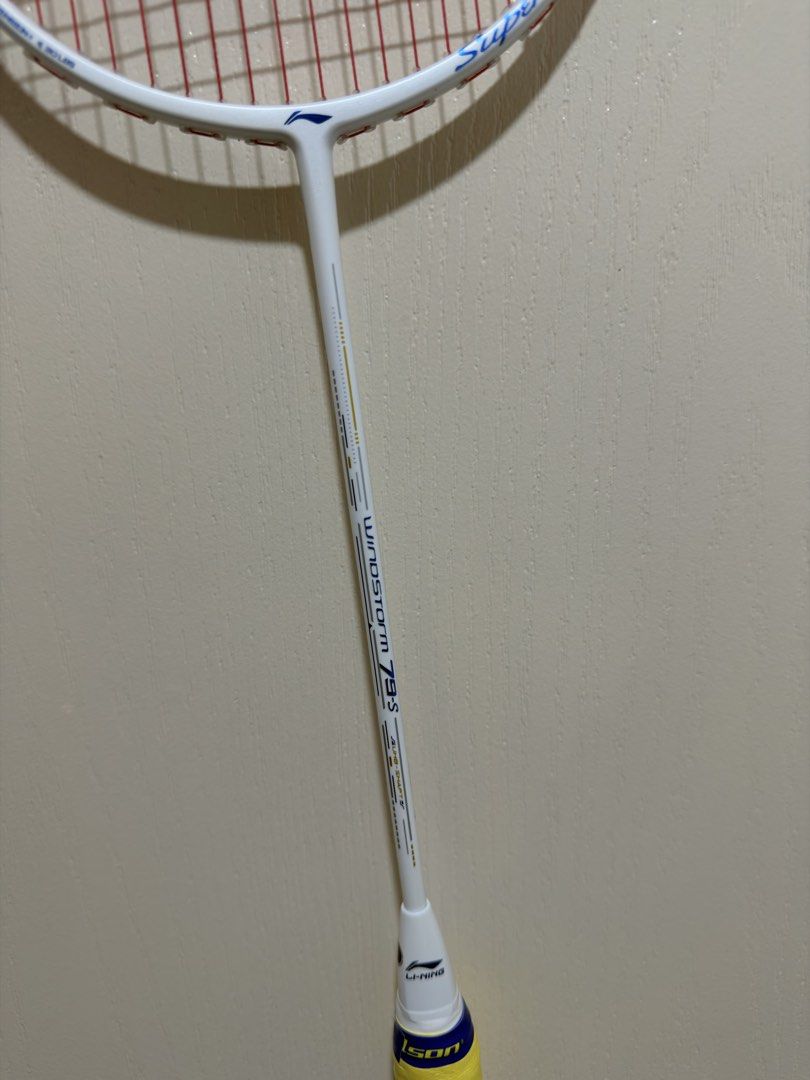 Li-Ning Windstorm 79-S Badminton Racket (Category: Racket and Ball Sports) located in Paranaque City. Submitted by paaayo (Listing ID 1470151636, Image 2). Description: Li-Ning windstorm 79s bought last august 2026 used only once no issue no damage no crack .