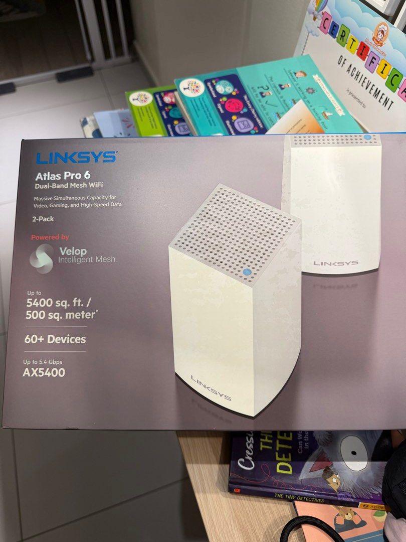 Linksys Atlas Pro 6 Dual-Band Mesh WiFi AX5400, Computers & Tech, Parts ...