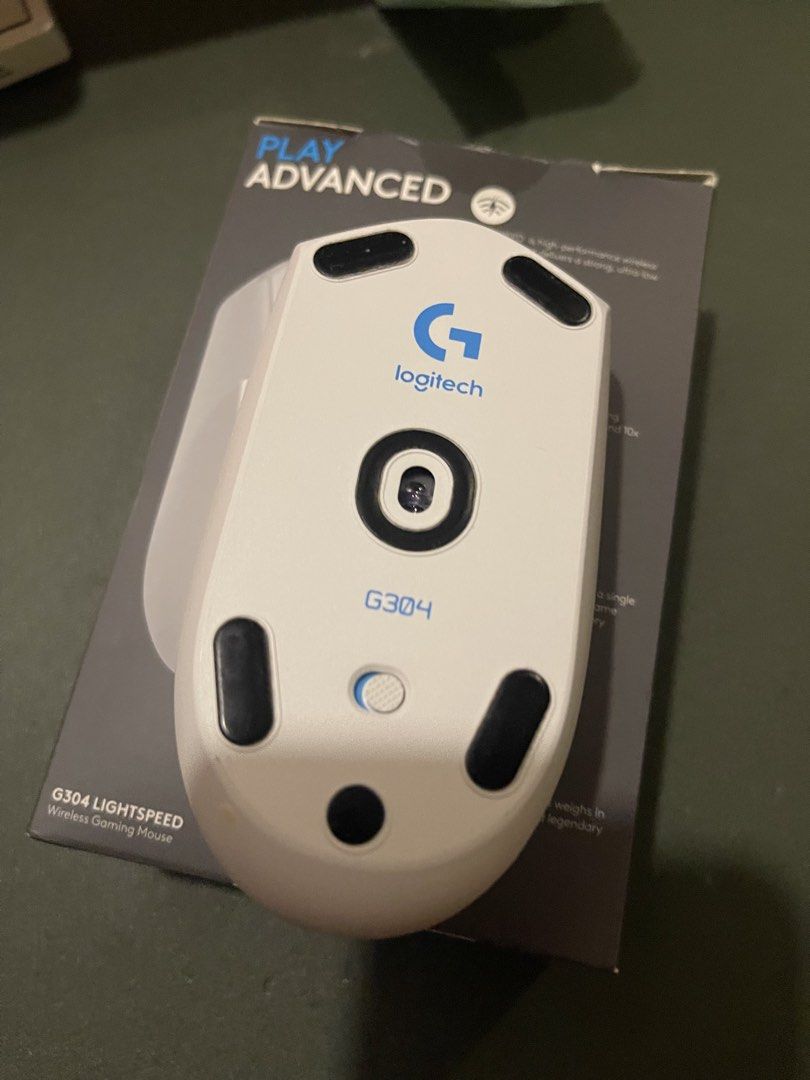 Logitech G304 LIGHTSPEED Wireless Gaming Mouse (Category: Mouse & Mousepads) located in Manila. Submitted by quickdragon_76599c (Listing ID 1470269471, Image 3). Description: - Authentic Logitech G304 LIGHTSPEED Wireless Gaming Mouse (White) - Reliable wireless setup via USB receiver - Original retail box included with matching serial number orig price bought for 1900 rfs - not using anymore .