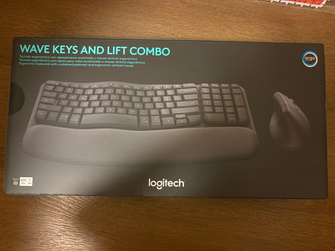Logitech Wave Keys and Lift Combo, Computers & Tech, Parts ...