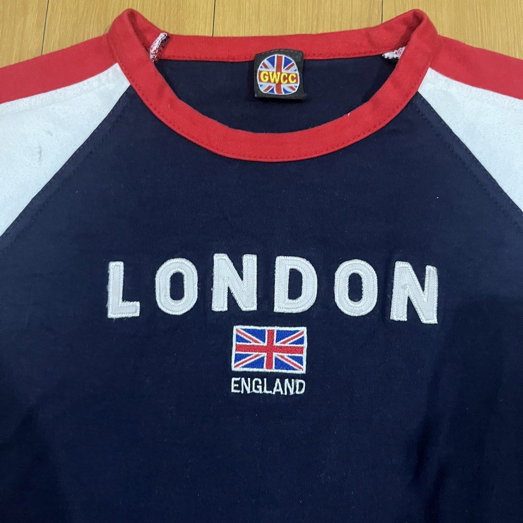 London color block tee shirt (Category: Shirts) located in Batangas. Submitted by iceinmybag (Listing ID 1470277780, Image 2). Description: S to m Few stains (last pic).