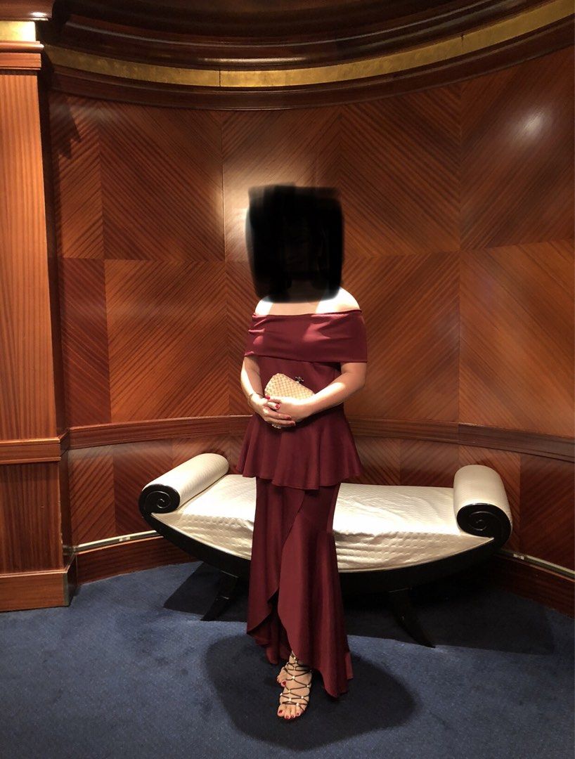 Long Gown (Category: Evening dresses & gowns) located in Binan City. Submitted by winds06 (Listing ID 1470253337, Image 2). Description: Selling my Evening Long Gown. used once during Captain's Night Party. size large but can also fit to XL..