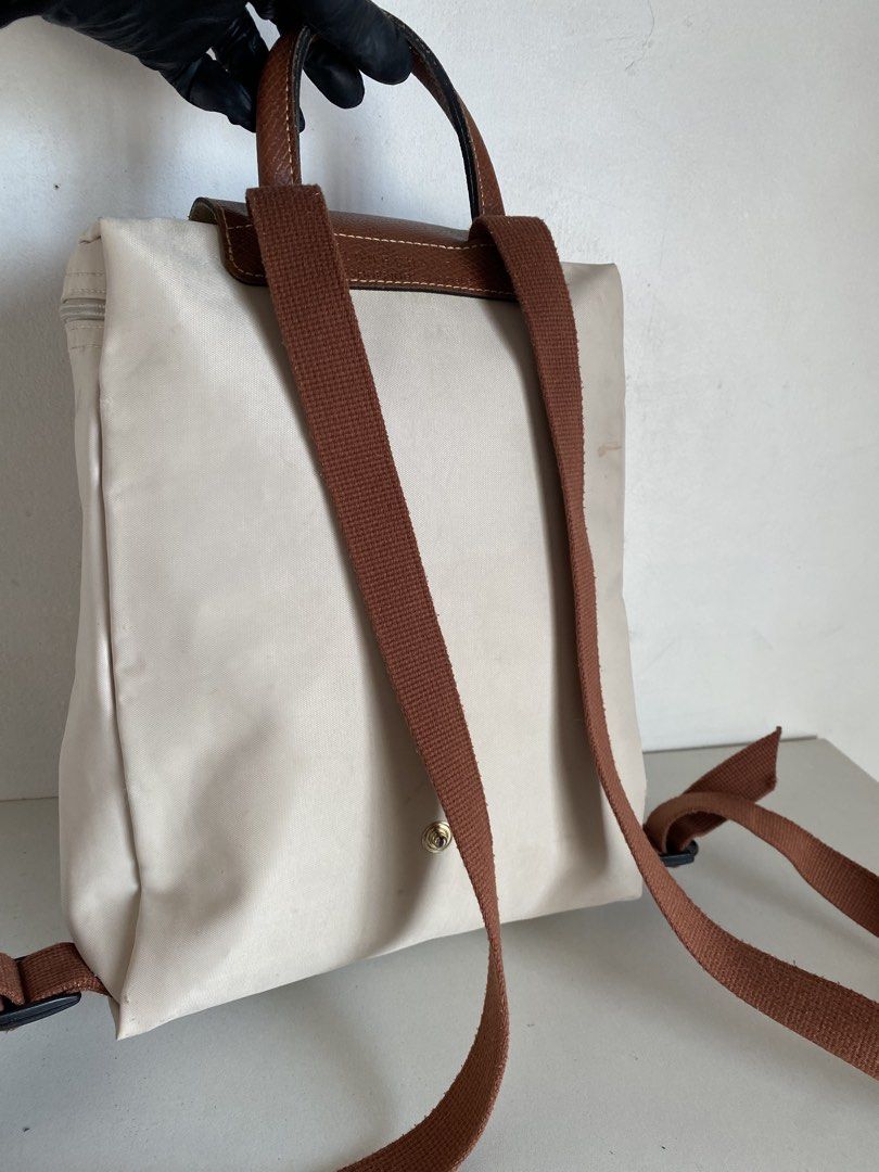 Longchamp backpack (Category: Looking For) located in Valenzuela. Submitted by leneluxe (Listing ID 1470195465, Image 2). Description: Orig longchamp backpack Nylon material Minimal signs of use only Washable Good condition .