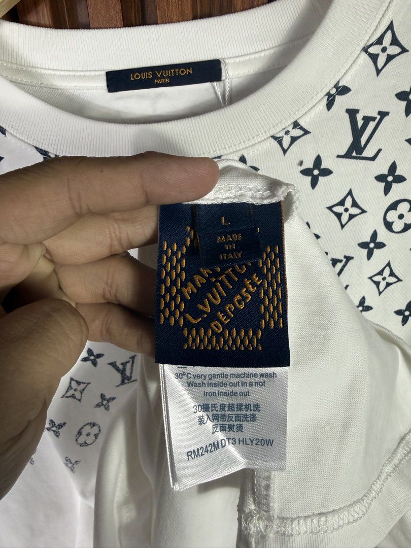 LOUIS VUITTON (Category: Tshirts & Polo Shirts ) located in Iloilo. Submitted by roadthrift.ph (Listing ID 1470227072, Image 3). Description: Dimes:23x28 L-XL Color rate:10/10 as new! Condition:10/10 .