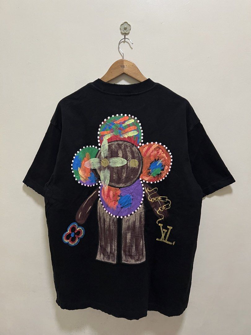 Louis Vuitton Black Distressed Shirt (Category: Formal Shirts) located in Manila. Submitted by thriftpoint99 (Listing ID 1470245976, Image 2). Description: 24x30 Issue hairline print Good condition.