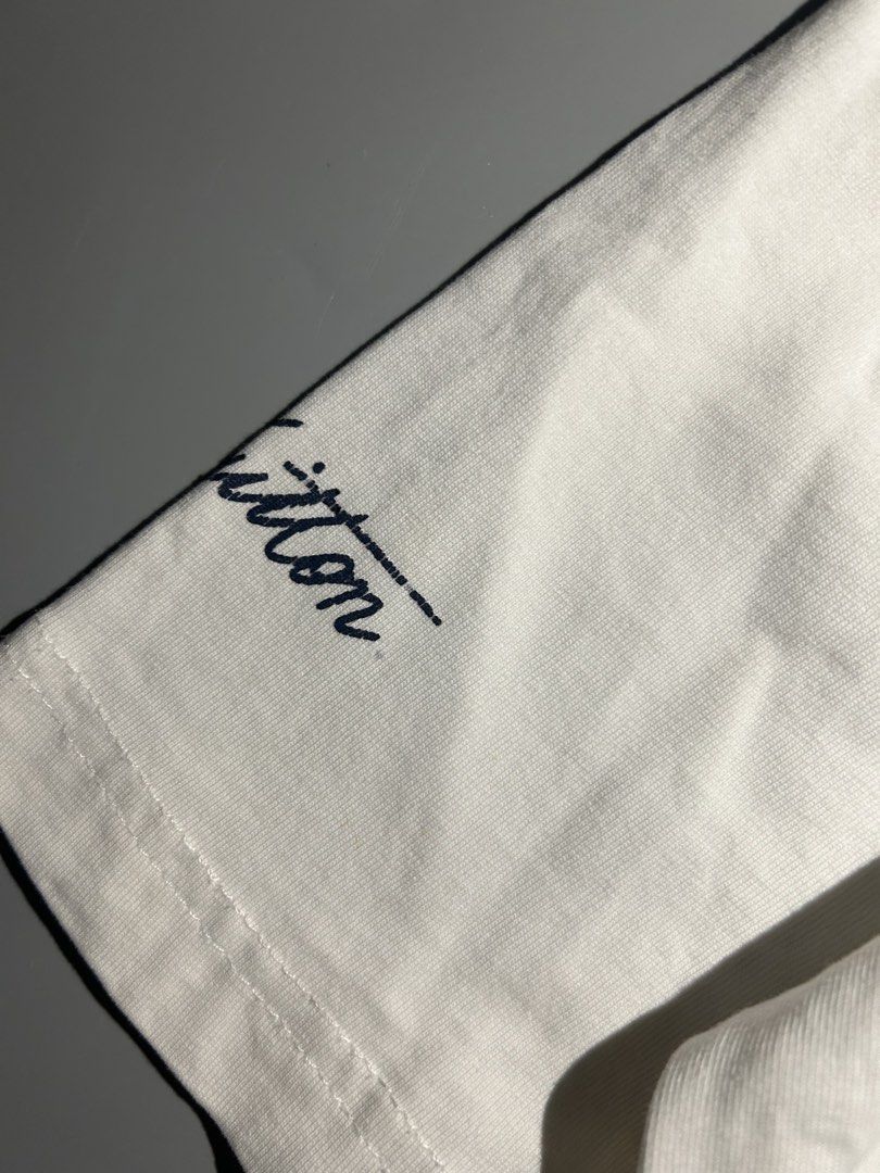 Louis Vuitton Monogram Flower White T-shirt Size M (Category: Tshirts & Polo Shirts ) located in Munoz. Submitted by itsmerhae.phoenix (Listing ID 1470176280, Image 3). Description: good condition 22/28 large see pics issue 9/10 color rate.