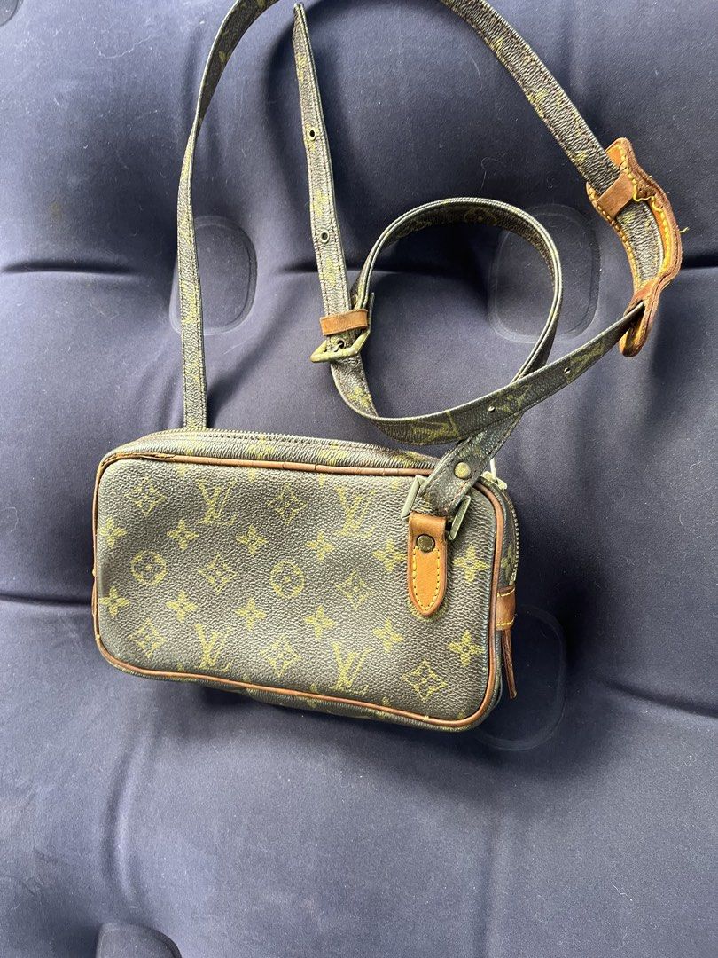 Louis Vuitton Monogram Trocadero Crossbody Bag (Category: Luxury Bags & Wallets) located in Tacloban City. Submitted by luxbag_phhh (Listing ID 1470226749, Image 3). Description: Louis Vuitton Monogram crossbody bag. Features an adjustable leather strap, gold-tone hardware, and a secure zip-around closure. Inside, you'll find a textured fabric lining with a handy leather slip pocket. Made in France with classic monogram canvas and vachetta trim. 